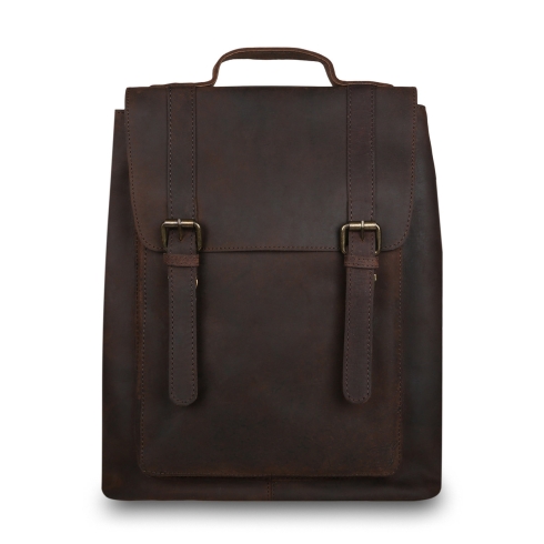 Рюкзак из кожи темно-коричневого цвета Ashwood Leather Ryan Brown